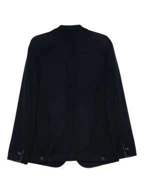 Eleventy single-breasted patch-pocket blazer