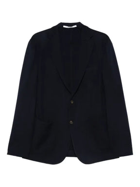 Eleventy single-breasted patch-pocket blazer