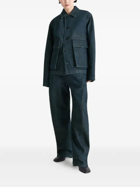 LEMAIRE pocket-embellished denim jacket