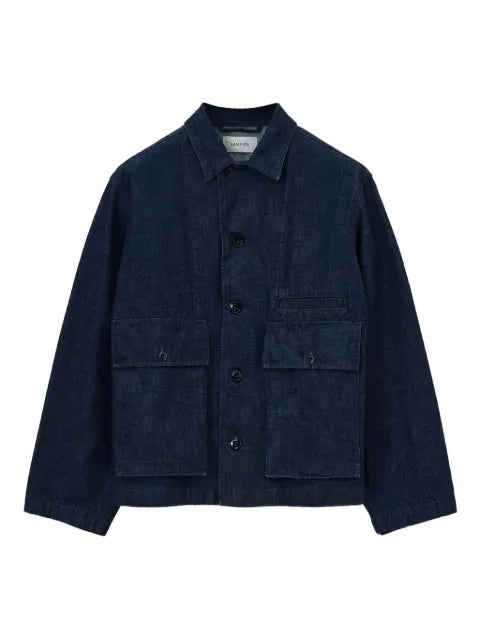 LEMAIRE pocket-embellished denim jacket