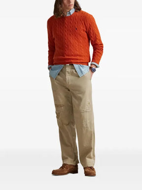 Polo Ralph Lauren cable-knit wool pullover