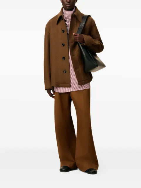 AMI Paris point-collar shirt jacket
