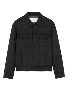 AMI Paris wool trucker jacket
