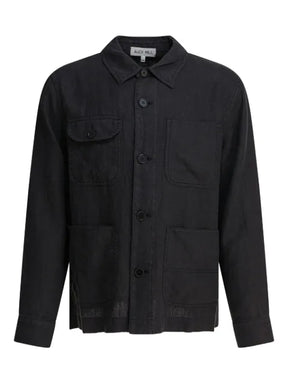 Alex Mill multi-pocket linen shirt jacket
