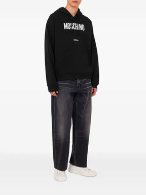 Moschino logo-print hoodie