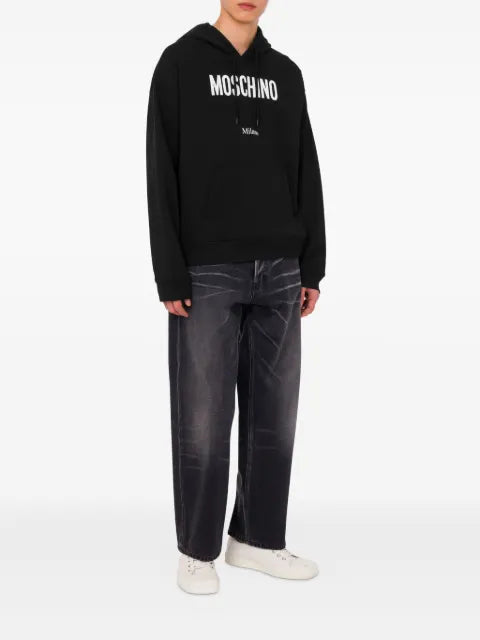 Moschino logo-print hoodie