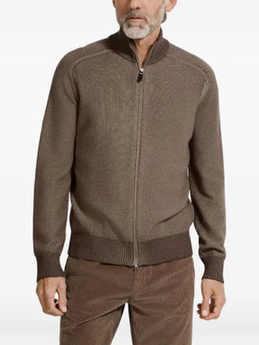 Zegna zip-up cardigan