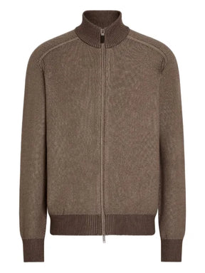 Zegna zip-up cardigan