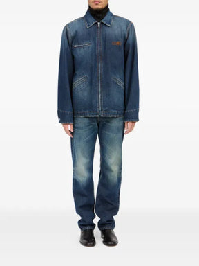 MM6 Maison Margiela zip-fastening denim jacket