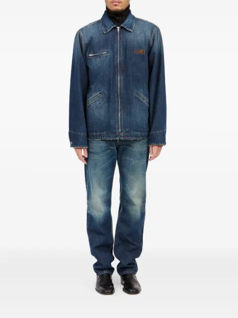 MM6 Maison Margiela zip-fastening denim jacket