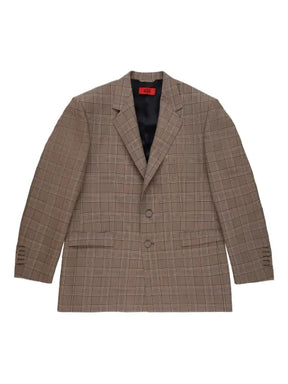 424 checked blazer