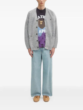 A BATHING APE® button-up cardigan