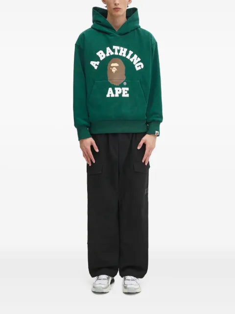 A BATHING APE® logo-print hoodie