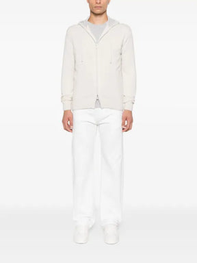 Eleventy zip-up cashmere hoodie