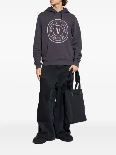 Versace Jeans Couture logo-embellished hoodie