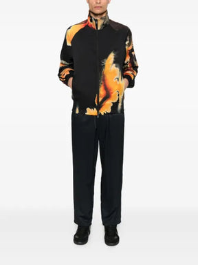 Y-3 AOP abstract-print zip-up jacket