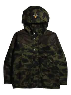 A BATHING APE® camouflage-pattern hooded jacket