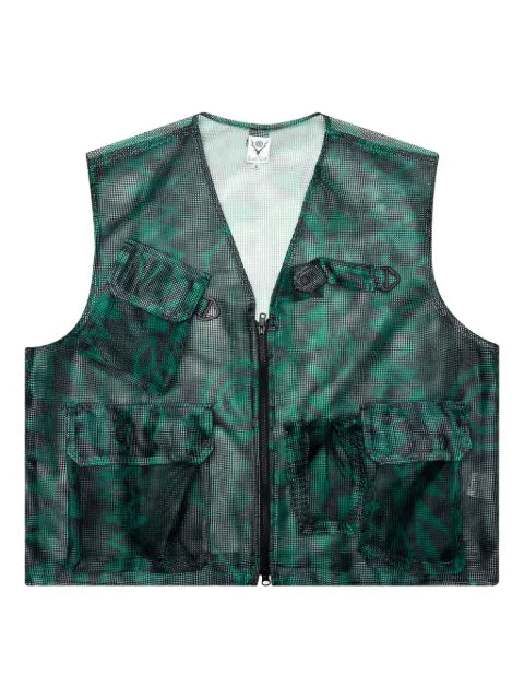 SOUTH2 WEST8 mesh pocket vest