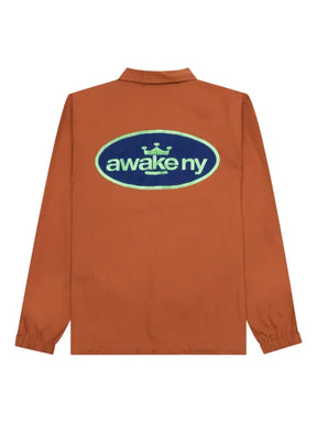 Awake NY oval-logo twill jacket