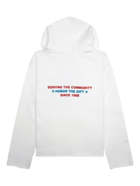 Honor The Gift Auto Association embroidered logo hoodie