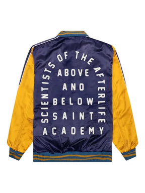 SAINT MXXXXXX satin-panel bomber jacket