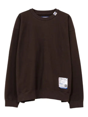 in･stru(men-tal). logo-patch sweatshirt