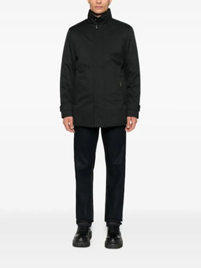 Moorer quilted high-neck jacket