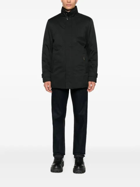 Moorer quilted high-neck jacket