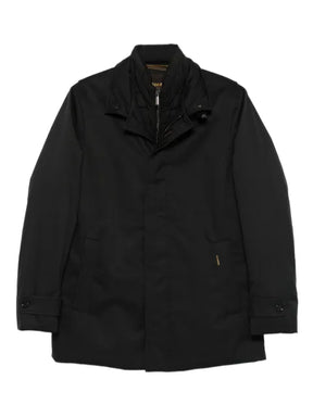 Moorer quilted high-neck jacket