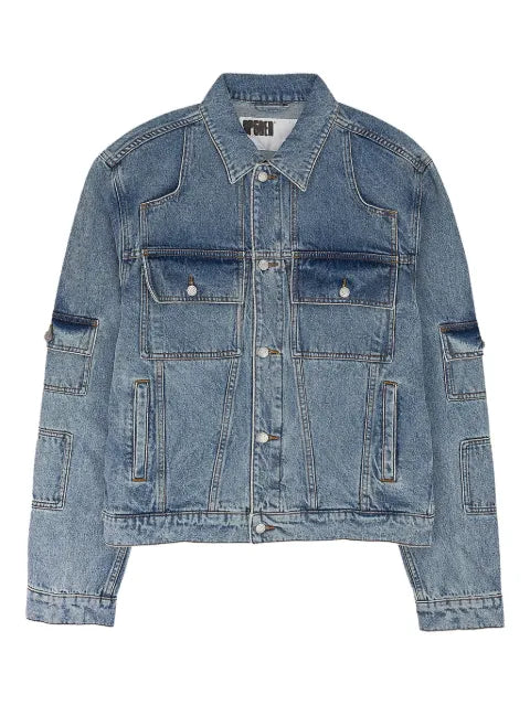 SP5DER flap-pocket denim jacket