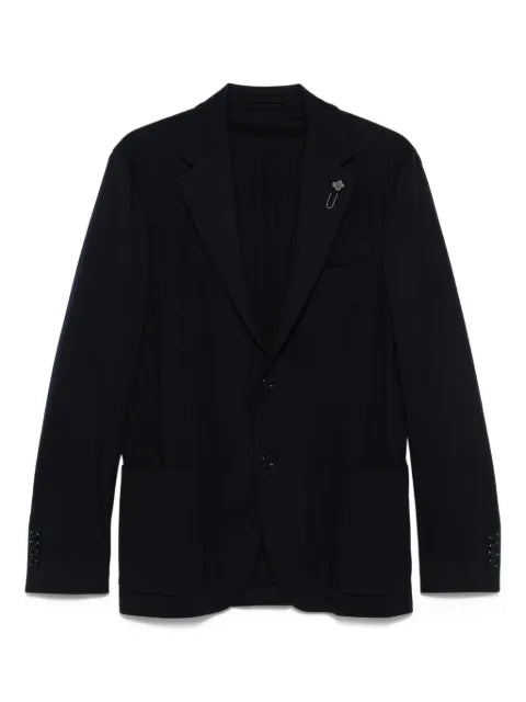 Lardini patch-pocket  blazer
