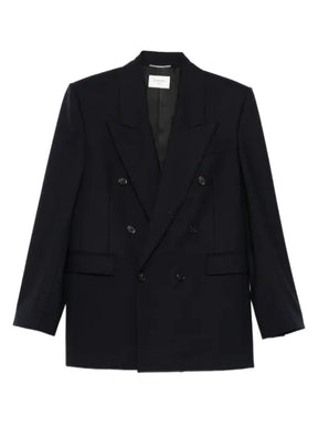 Saint Laurent double-breasted jacket in wool 