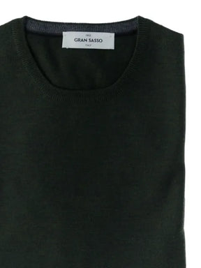 Gran Sasso round-neck wool sweater