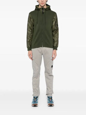 C.P. Company panelled hooded jacket