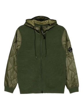 C.P. Company panelled hooded jacket