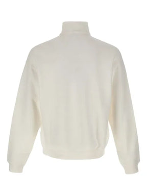 Lacoste half-zip embroidered sweatshirt