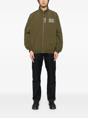 Neighborhood slogan-print jacket