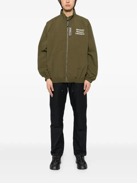 Neighborhood slogan-print jacket