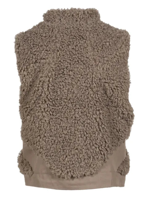 HELIOT EMIL buckle-detail teddy vest