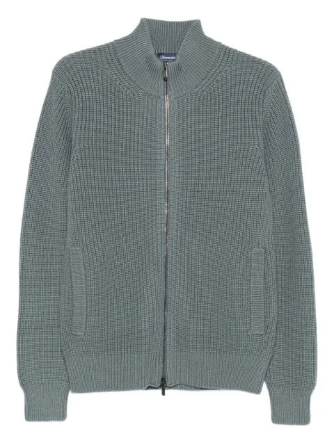 Drumohr zip-front cardigan