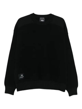 Y-3 ribbed crew-neck sweater