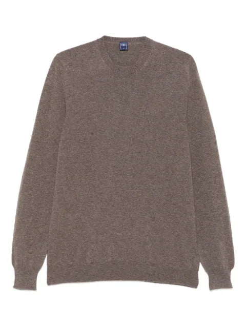 Fedeli round-neck cashmere sweater