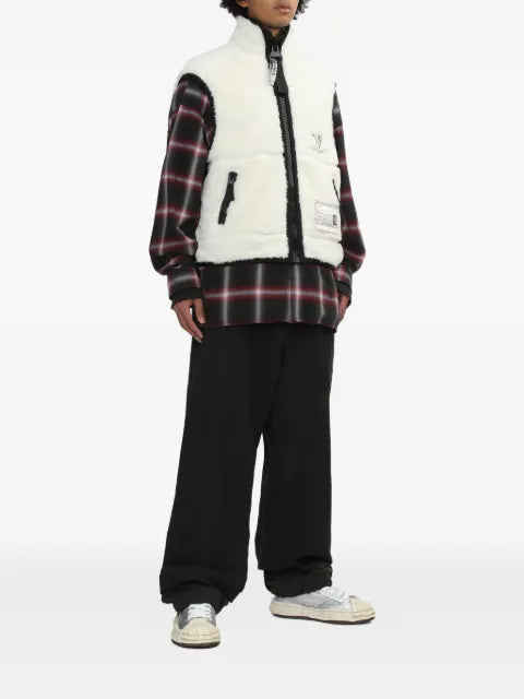 Maison MIHARA YASUHIRO logo-embroidered gilet