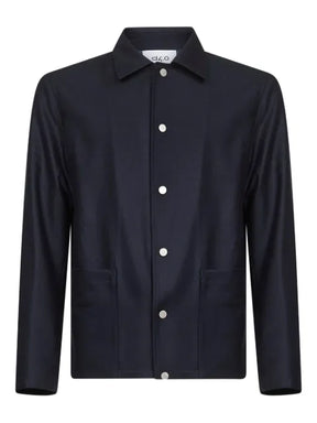 D4.0 snap-button wool jacket