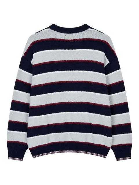 TOMBOY multi-stripes wool-blend sweater