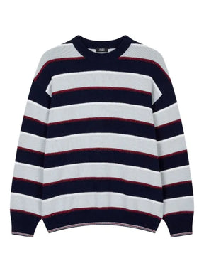 TOMBOY multi-stripes wool-blend sweater