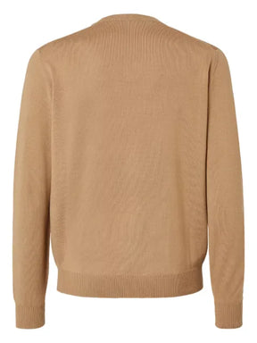 FENDI embossed-logo wool sweater