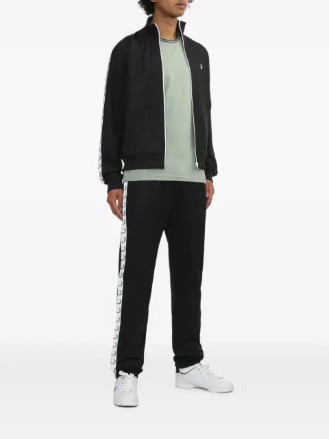 Fred Perry logo-tape track jacket