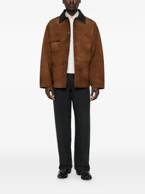 Prada suede caban jacket