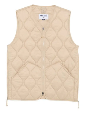 Sebago quilted diamond-pattern vest